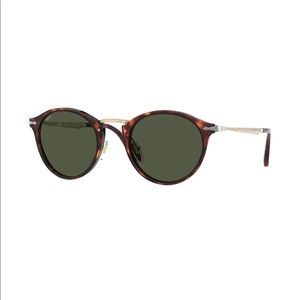 Persol Polarized Sunglasses - round tortoiseshell